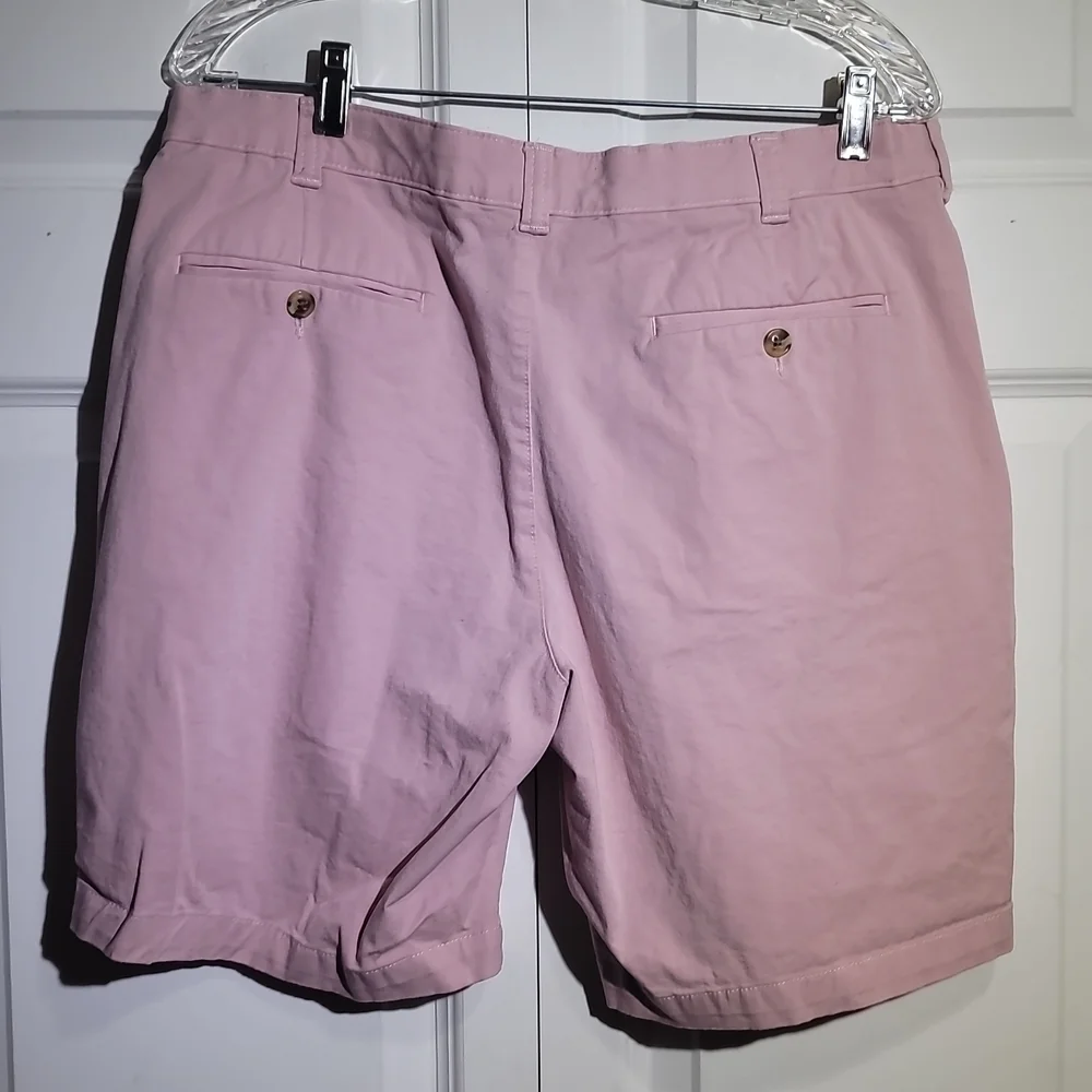 𝅺CLUB ROOM Chalky Rose Pink Stretch Chino Shorts